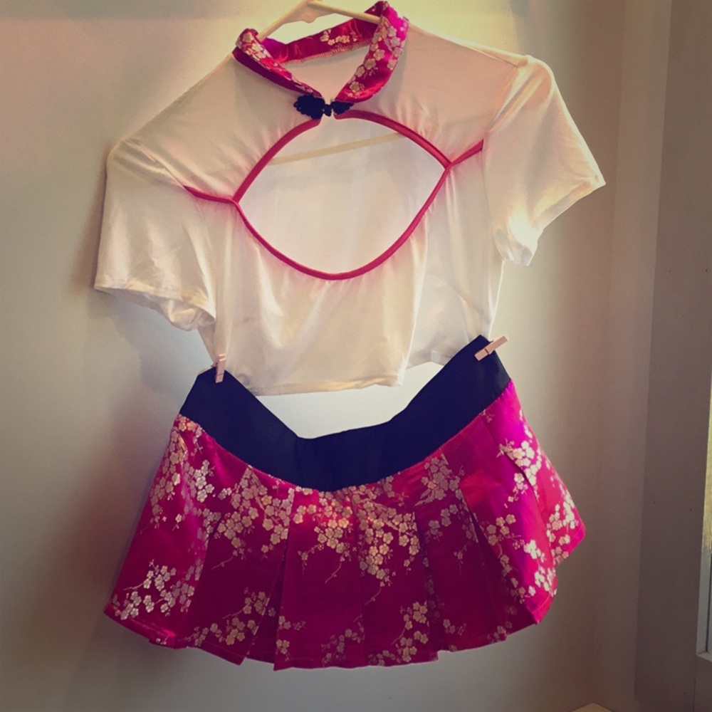 Pink School Girl Lingerie
